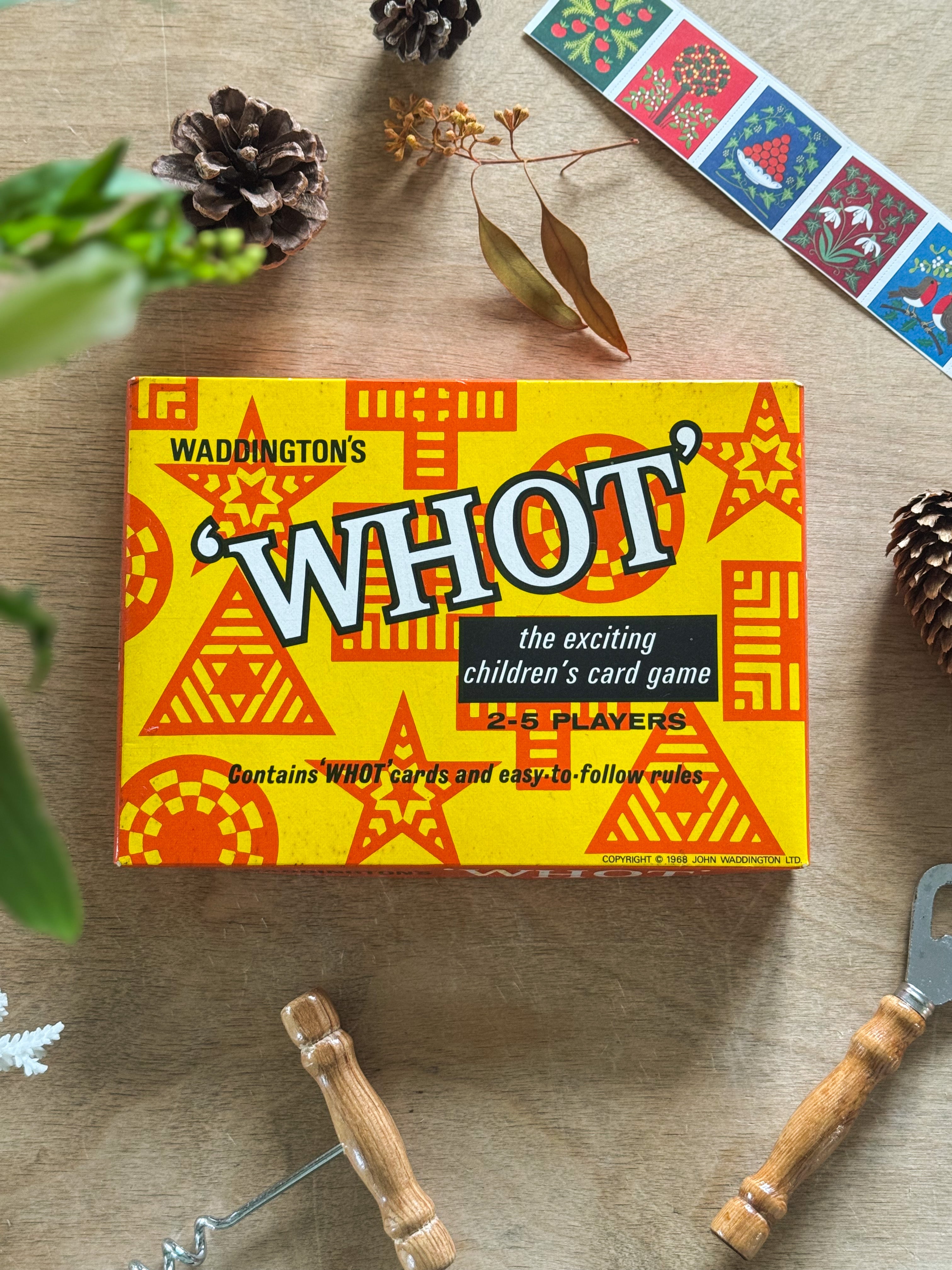 Vintage 1968 Waddington’s ‘WHOT’ Card Game – Hiraeth Vintage