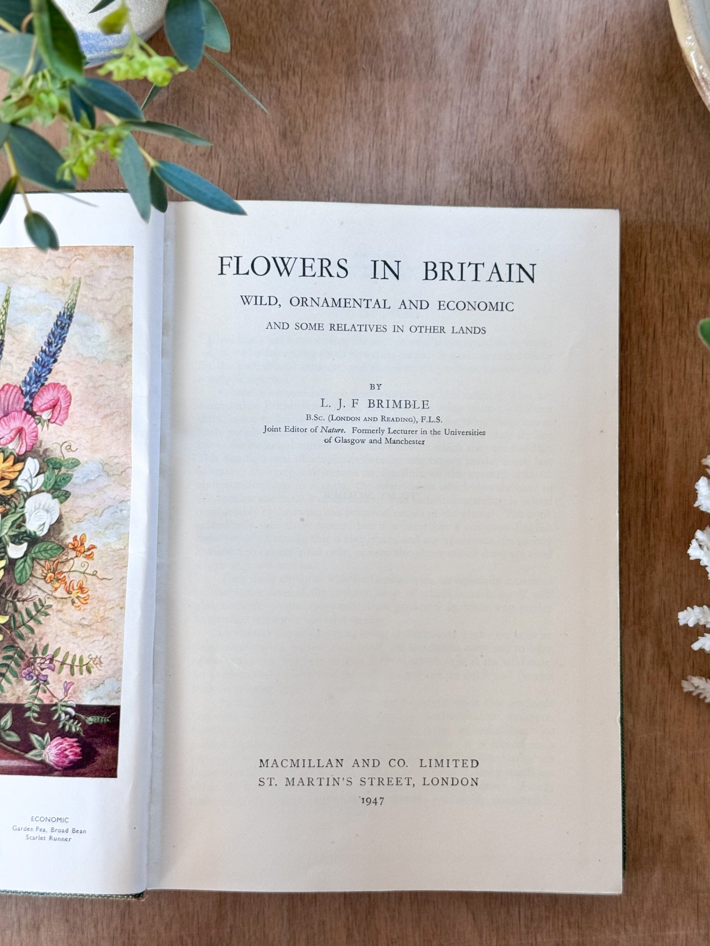 Flowers in Britain, L.J.F Brimble, 1947