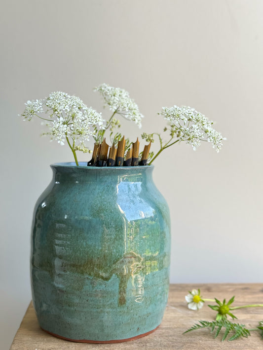 Studio Pottery Abstract Pot