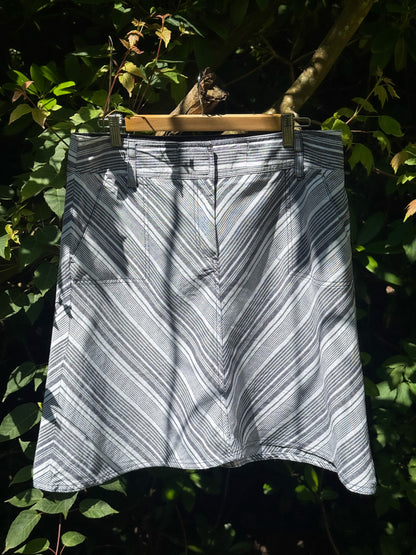 Vintage Talbots Linen & Cotton Blend Skirt | Size 12 Petite