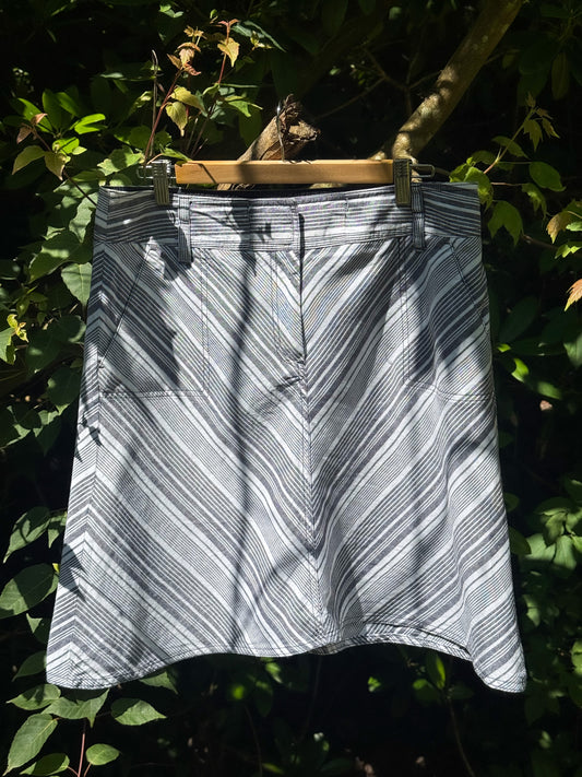 Vintage Talbots Linen & Cotton Blend Skirt | Size 12 Petite