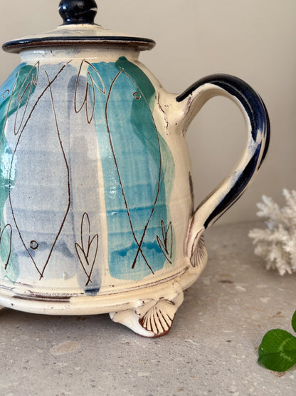 Very Rare Studio Pottery Teapot by Kevin Warren, Norfolk