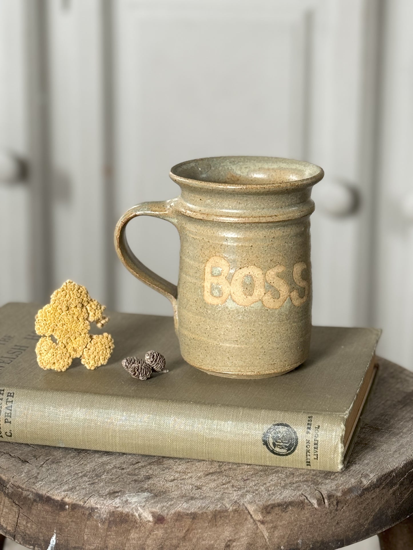 Welsh Studio Pottery ‘Boss’ Mug, Begelly Pottery, Pembrokeshire