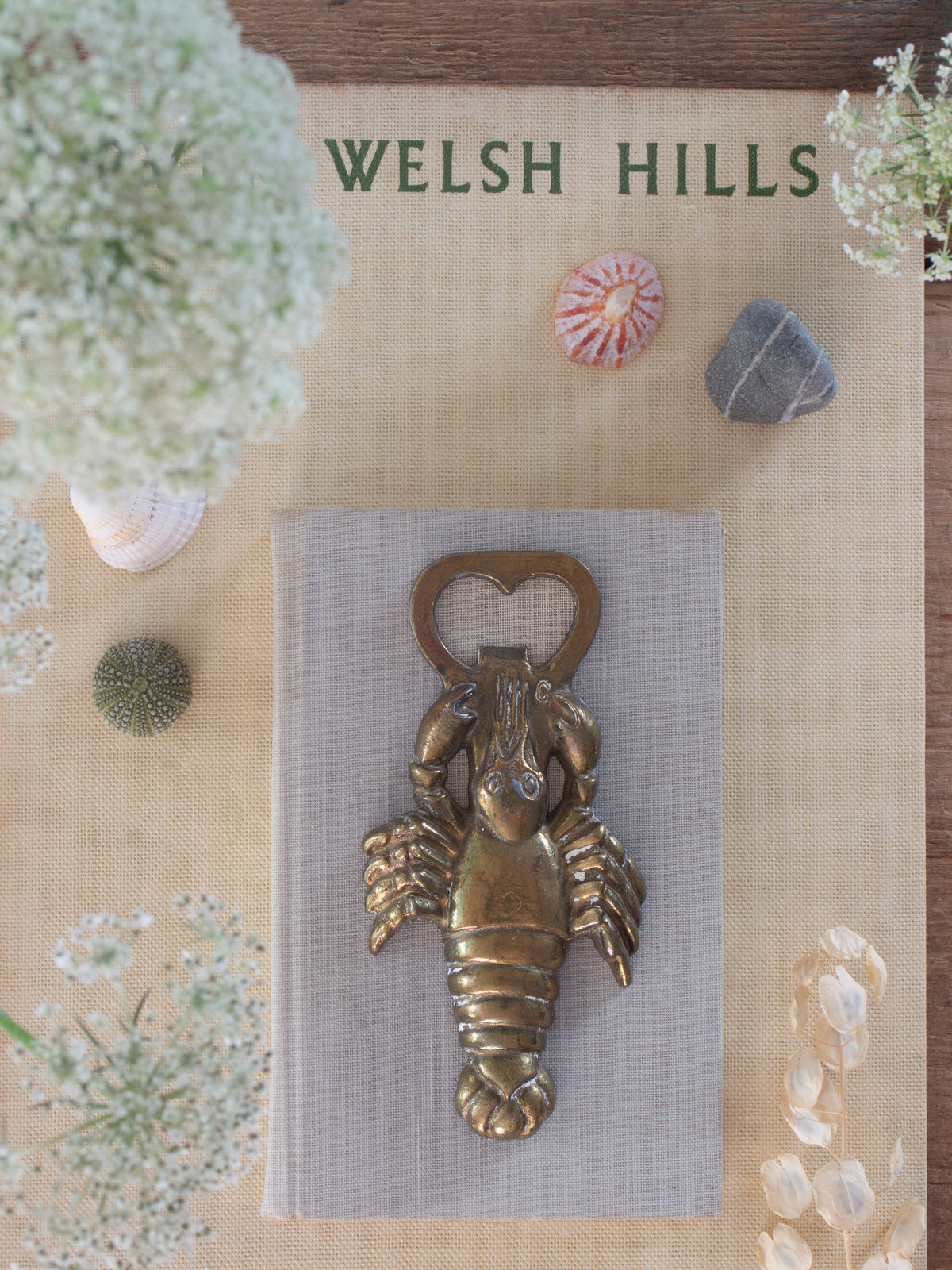 Vintage Brass Lobster Bottle Opener