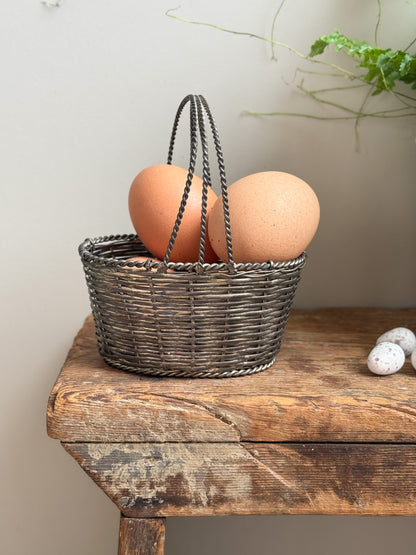 Vintage Miniature Wire Basket