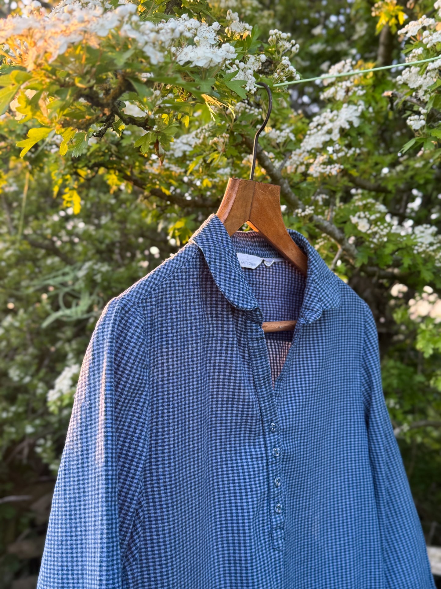 SeaSalt Cornwall 100% Cotton Gingham Tunic – Size 12