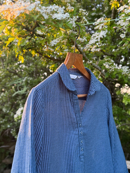 SeaSalt Cornwall 100% Cotton Gingham Tunic – Size 12