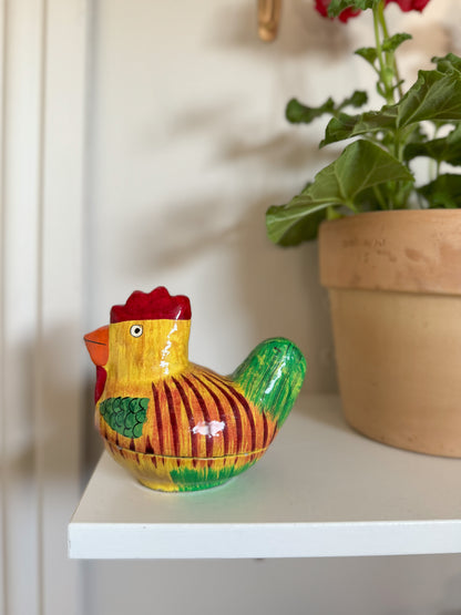 Handmade Wooden Little Chicken Trinket Box