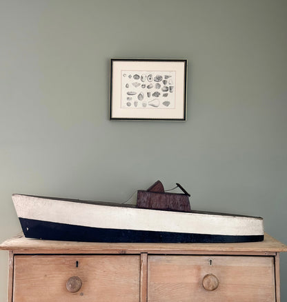 Large Vintage French Scratch Built Ship