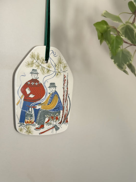 Vintage "Figgjo Saga" Porcelain Plaque by Turi Gramstad Oliver