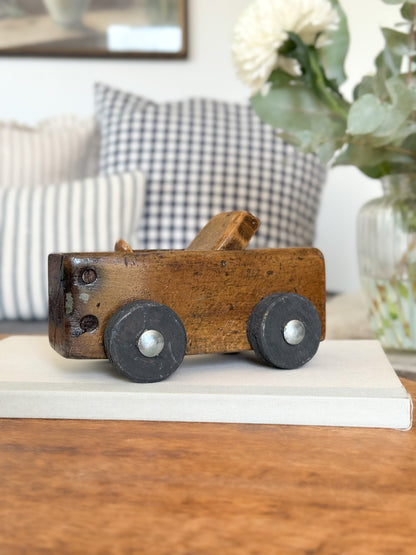 Vintage Folk Art Joiner’s Planer Toy Car