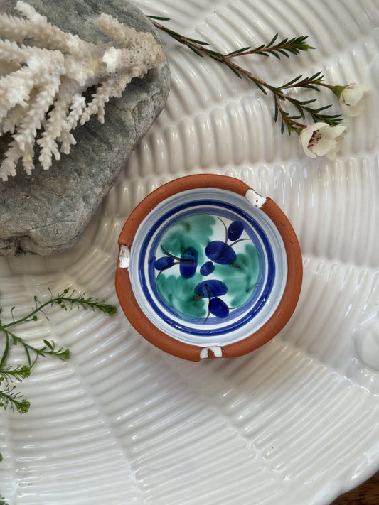 Vintage Mediterranean Studio Pottery Trinket Dish