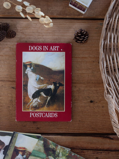 Vintage Dogs in Art – Set of 10 Illustrated Postcards, Alan Hutchison Publishing Company Ltd, London & New York