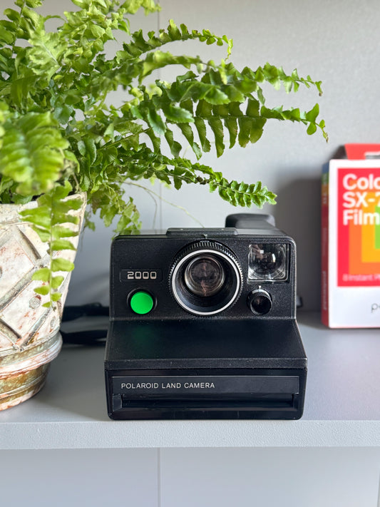 Vintage 1970s Polaroid SX-70 2000 Land Camera • Working & Fully Tested • Comes With Film