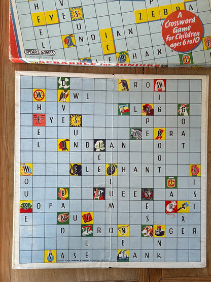 Vintage 1958 Scrabble for Juniors - Spear’s Games (Complete)