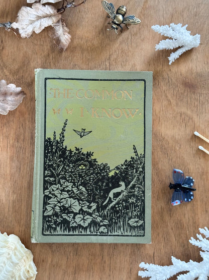 Antique The Common I Know (1909) - Edwardian Nature Study Book with Coloured Plates