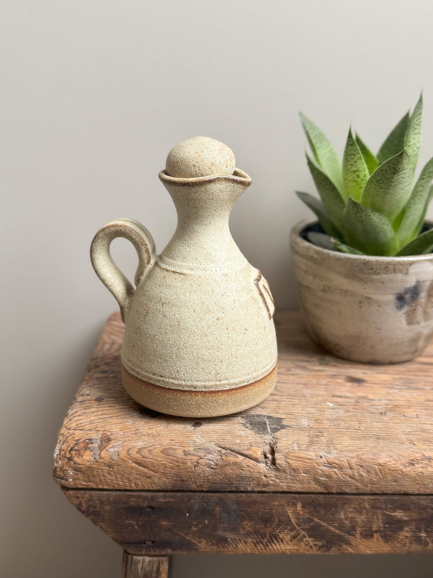 Vintage Studio Pottery Vinegar Jug