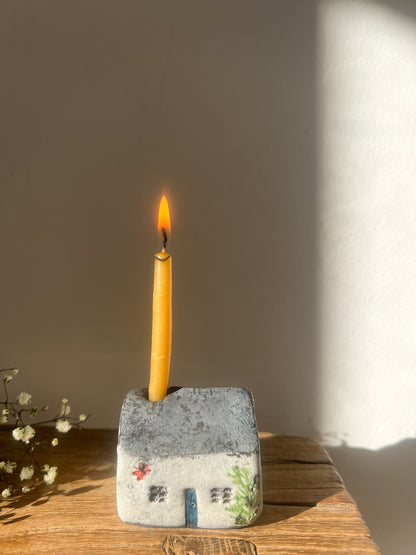 Hiraeth Cottage • Bwthyn Hiraeth Raku Ceramic Candle Holders