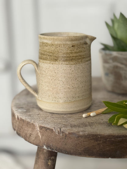 Studio Pottery Drip Glaze Creamer