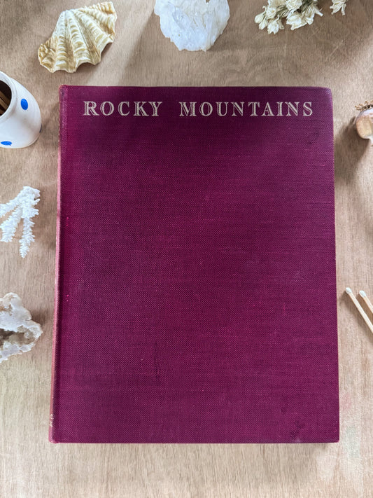 Rocky Mountains, Frank S. Smythe (1948, First Edition)