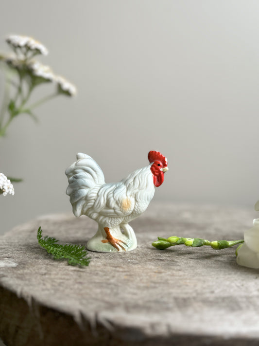 Miniature Porcelain Cockerel