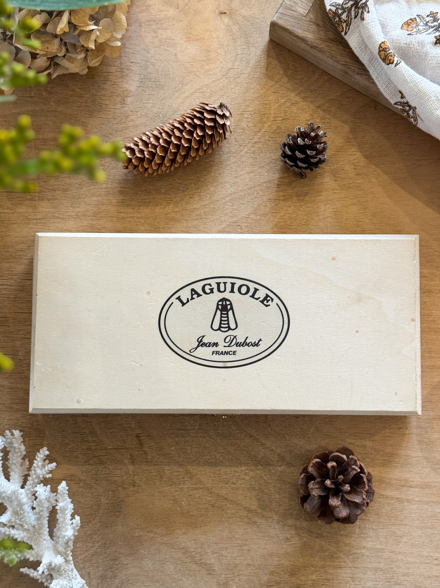 French Laguiole Jean Dubost 3-Piece Cheese Knife Set (Brand New in Box)