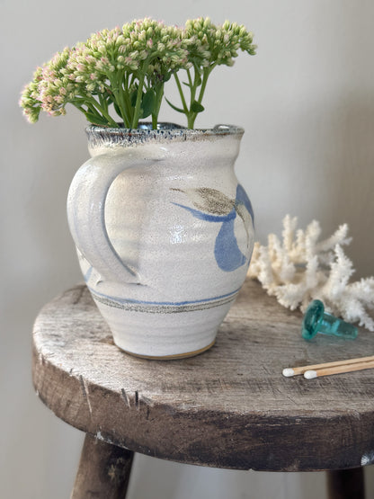 Vintage 1979s Studio Pottery Jug by Glynn Ward, Birkenhead Park Pottery (with Stan Johnson ‘SJ’ stamp)