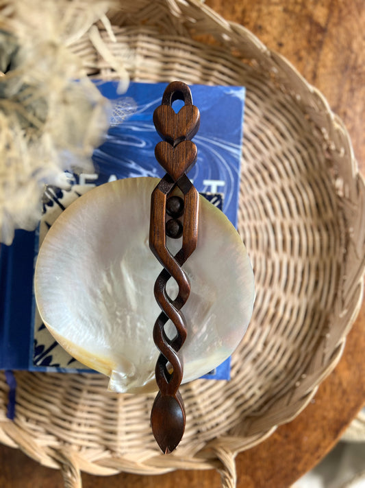 Looped Vintage Welsh Love Spoon