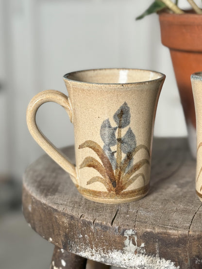 Pair of Welsh Studio Pottery Mugs by Charles Spacey