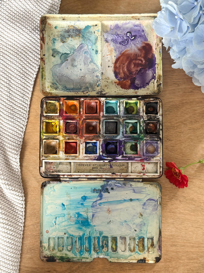 Vintage Reeves Students Colour Box No.140