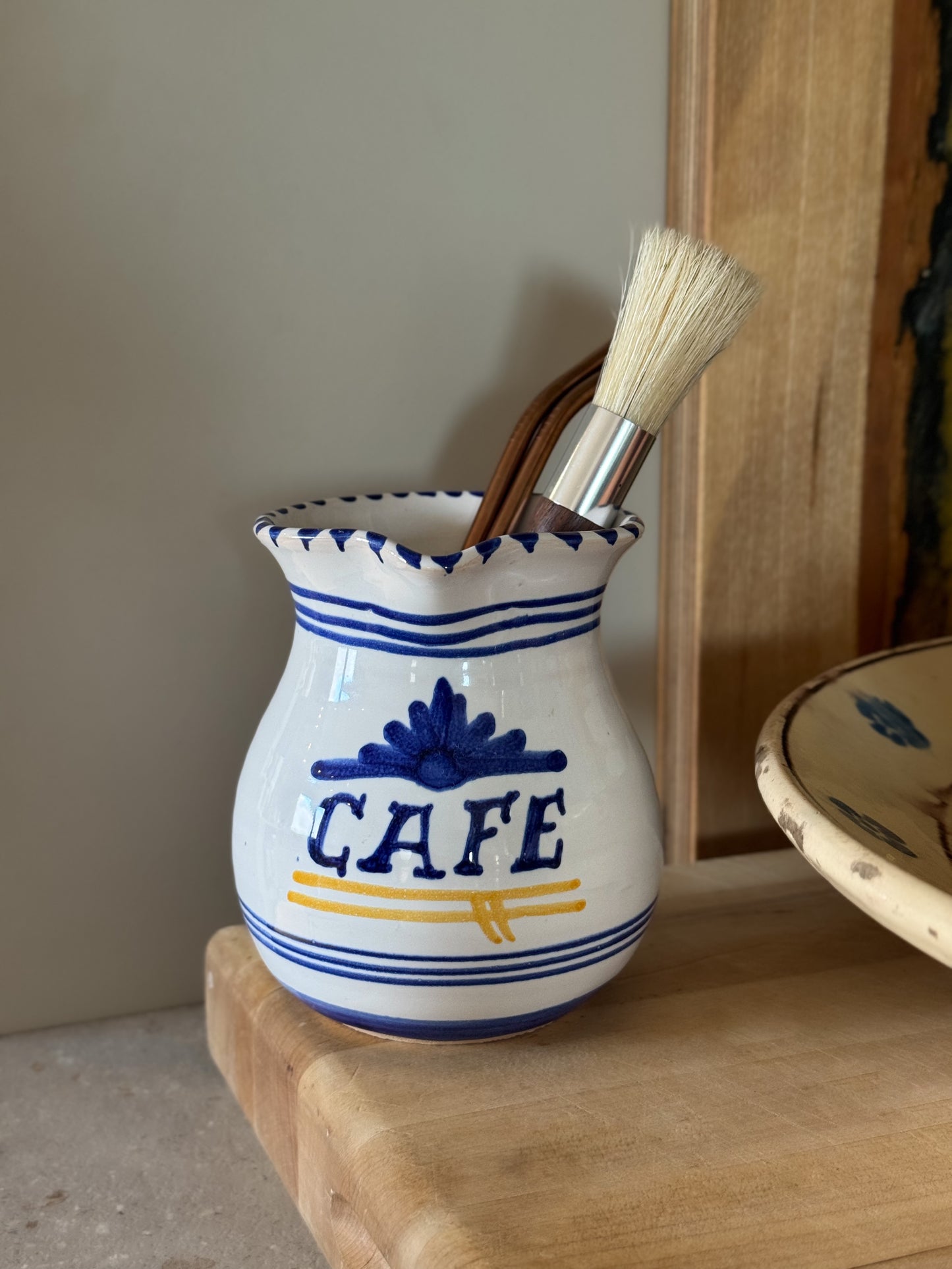 Vintage Italian Studio Pottery ‘Café’ Jug