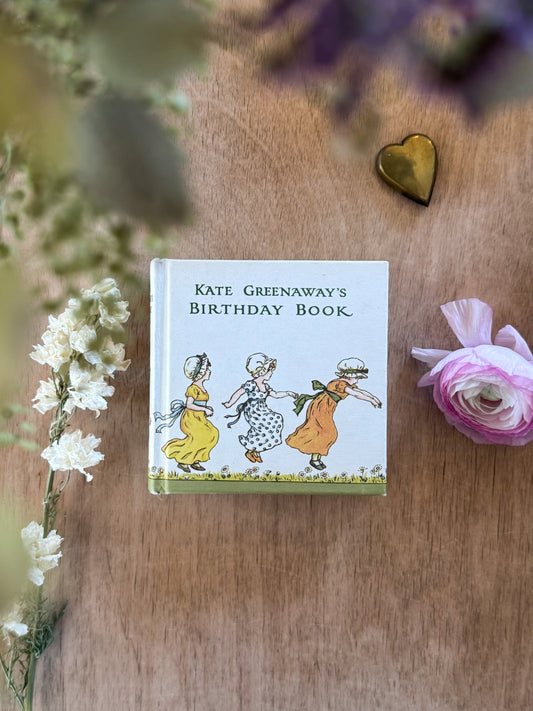 Vintage Kate Greenaway Birthday Book (Unused Condition)