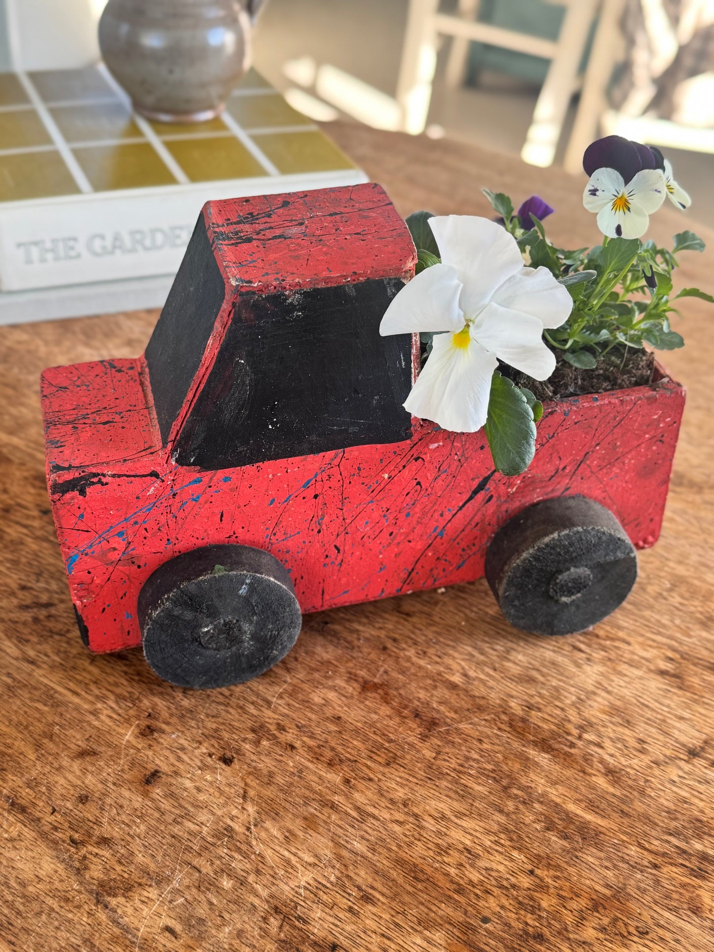 Vintage Handmade Wooden Toy Truck