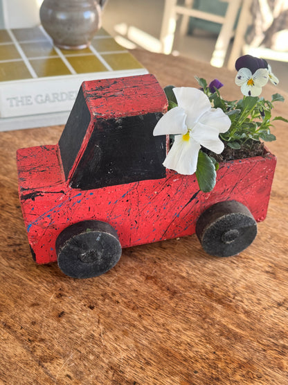 Vintage Handmade Wooden Toy Truck