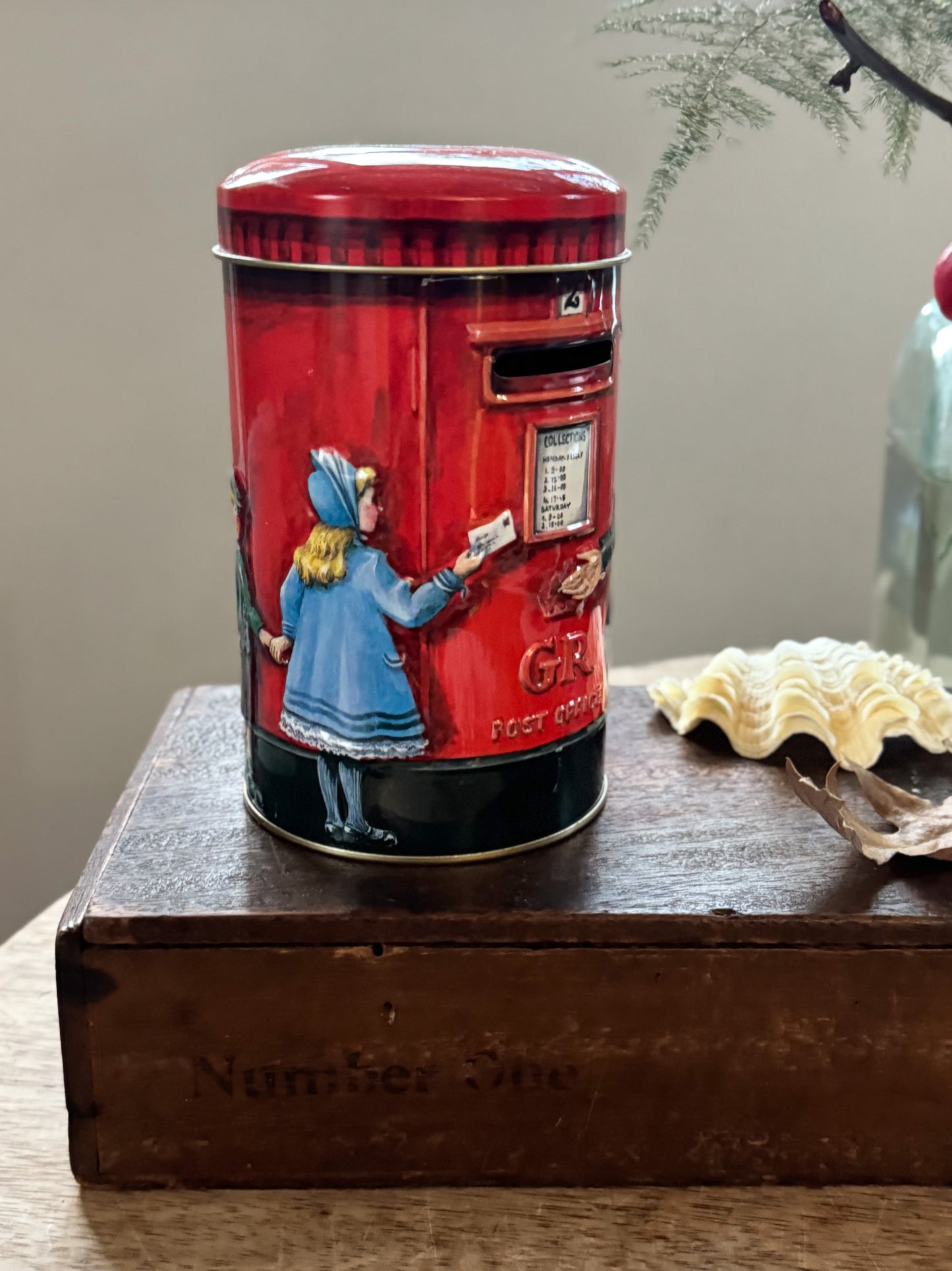Vintage Churchill’s 1990s Post Box Money Tin