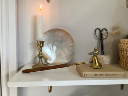 Brass Bird Candle Snuffer