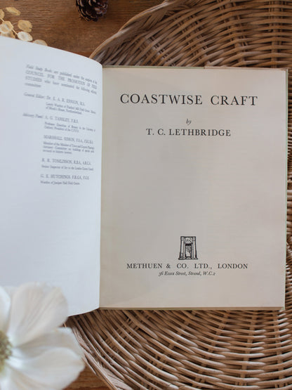 1952 First Edition Coastwise Craft by T. C. Lethbridge • Illustrated Maritime Field Study Book