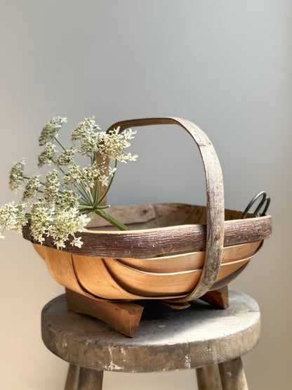 Antique Handmade Sussex Garden Trug