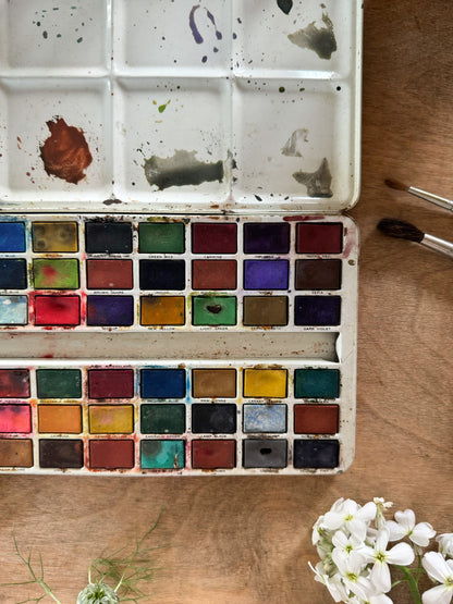 Vintage Page of London ‘Wild West’ Watercolour Paint Palette