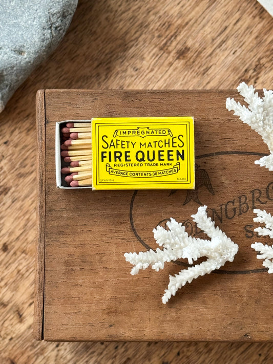 Vintage “Fire Queen” Matchbox - Spanish Made
