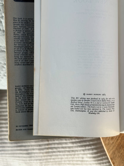 The New Look: A Social History of the Forties and Fifties - Harry Hopkins, Readers Union edition, London, 1964