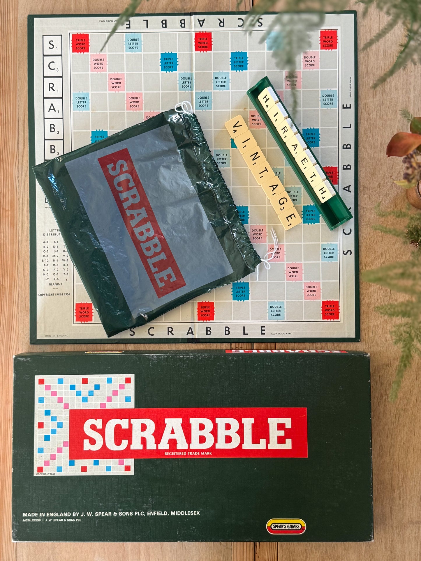 Vintage Scrabble Set – 1983 Edition (Complete)