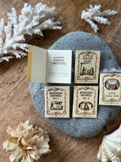 Vintage Miniature Book Set · Mighty Midget Series (Set of 5)
