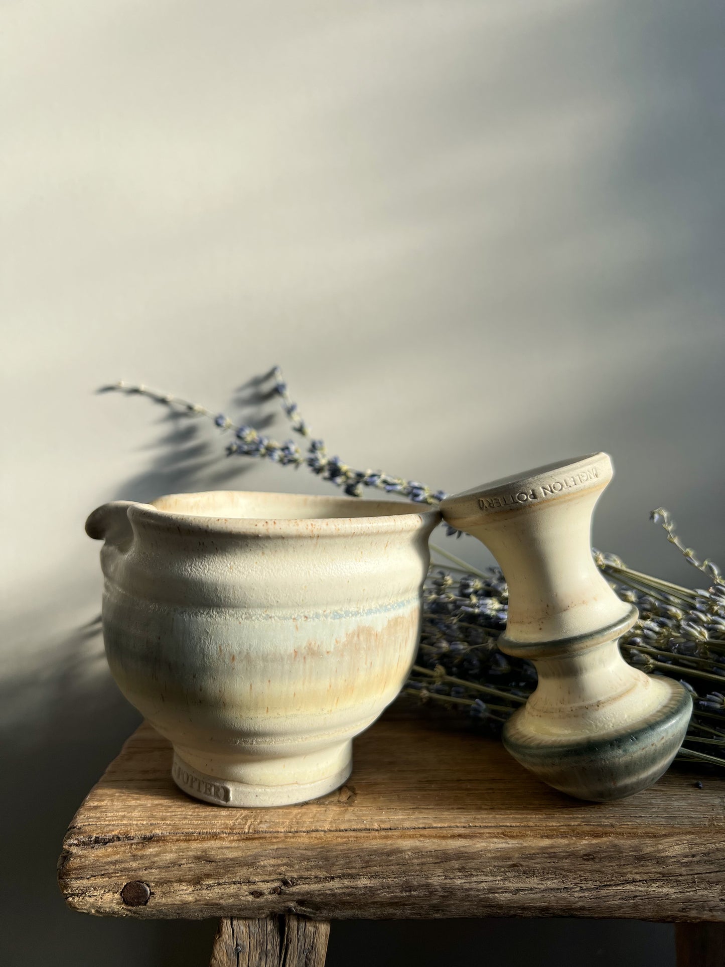 Ingleton Pottery Pestle & Mortar