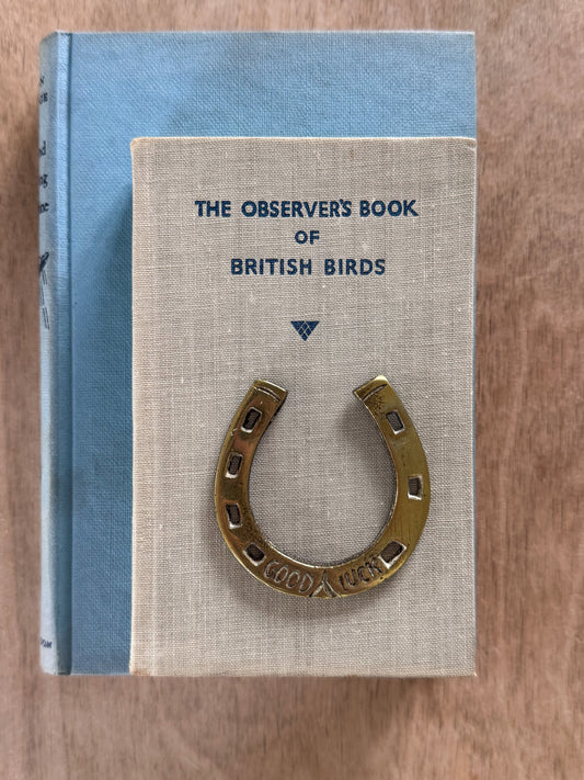 Vintage Solid Brass ‘Good Luck’ Horseshoe Token