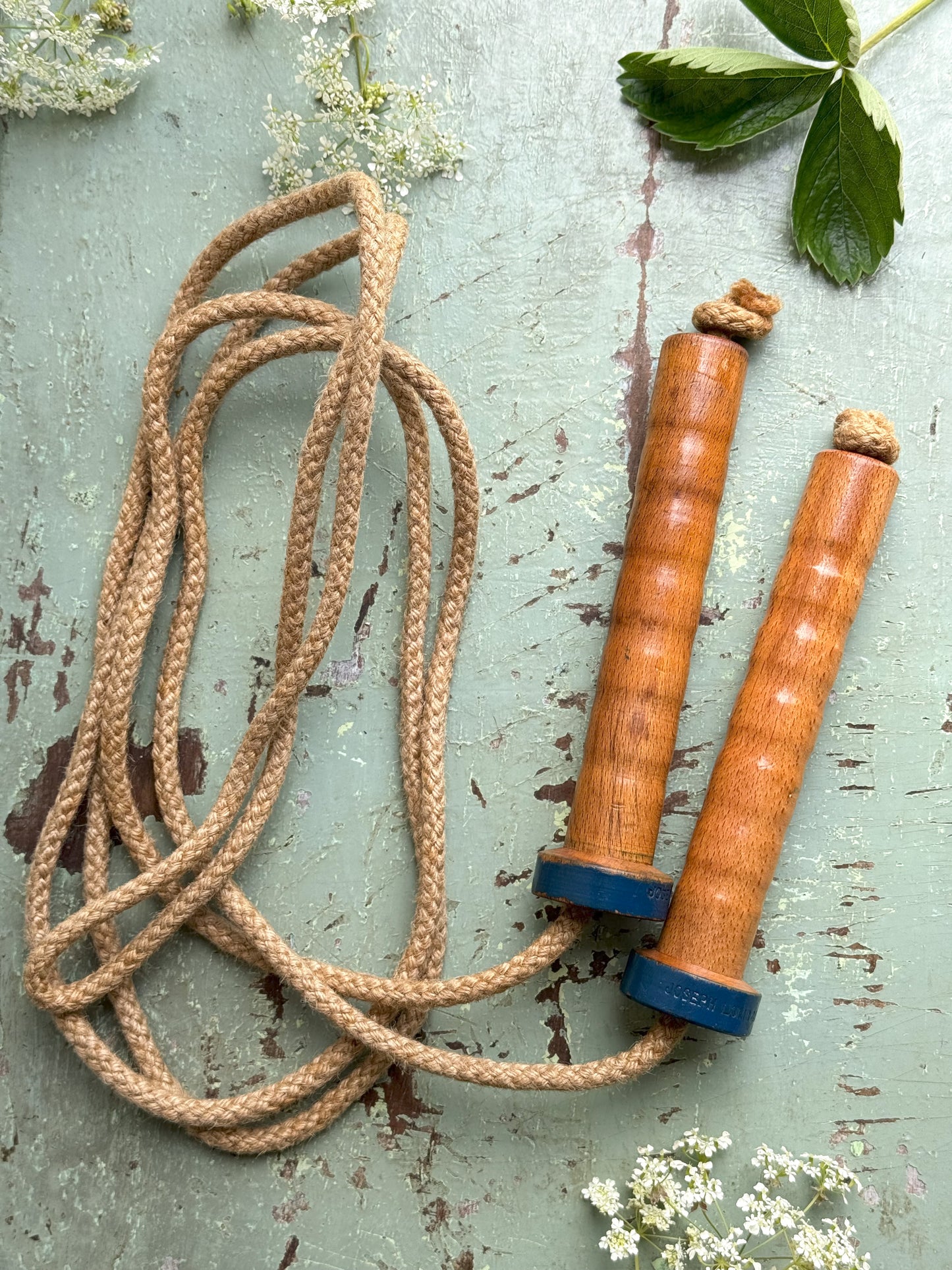 Antique Joseph Lumb & Sons Bobbin Skipping Rope