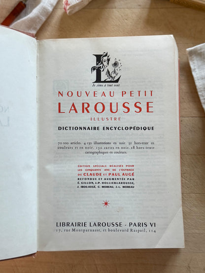 Le Petit Larousse Illustré, 1952, French Encyclopaedic Dictionary