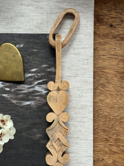 Lover’s Knot • Cwlwm Cariad - Vintage Hand-Carved Welsh Love Spoon