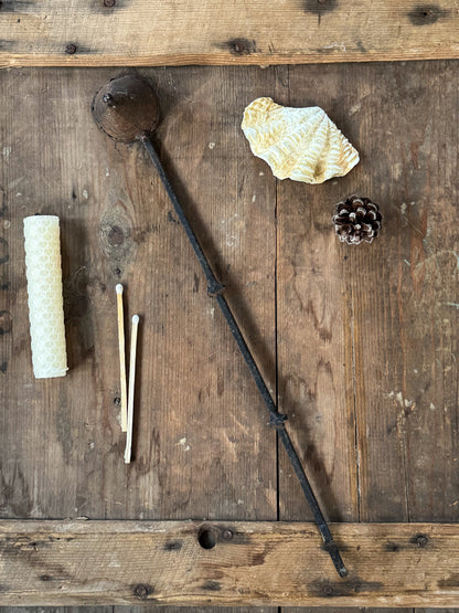 Antique 19th Century Hand-Forged Wrought Iron Candle Snuffer