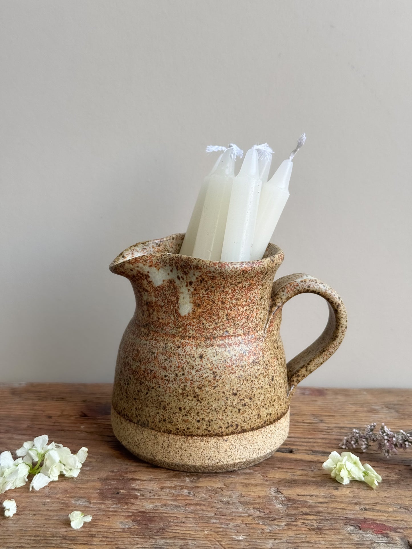 Vintage Studio Pottery Salt Glaze Creamer